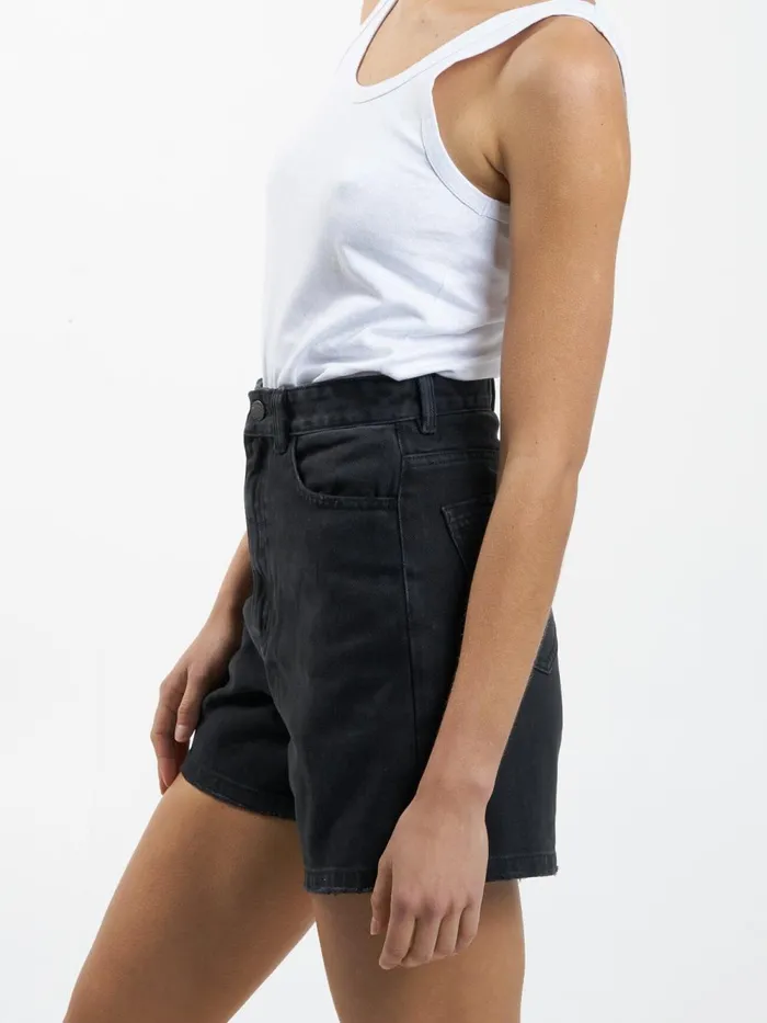 Womens Koko Short Dusk Black Thrills Denim Shorts