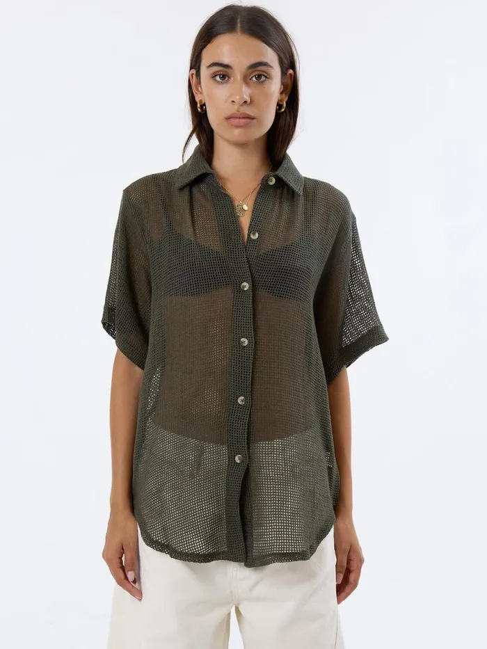 Womens Lattice Shirt Tarmac Thrills Tops and Tees