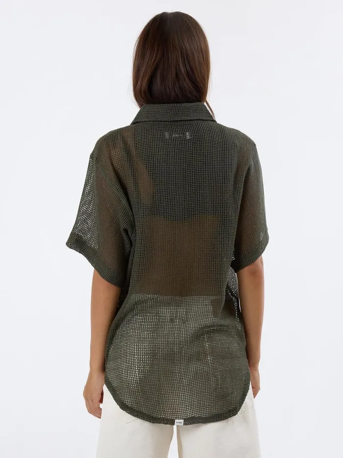 Womens Lattice Shirt Tarmac Thrills Tops and Tees