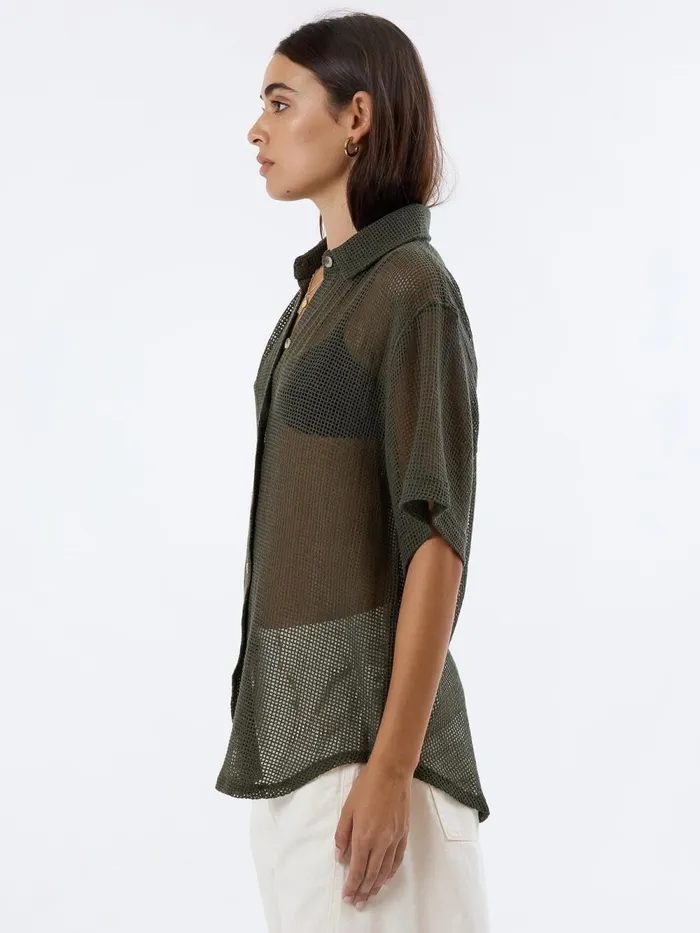 Womens Lattice Shirt Tarmac Thrills Tops and Tees