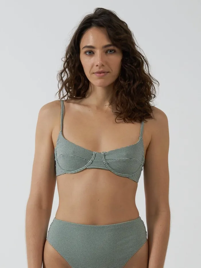 Womens Levitation Underwire Bikini Top Pistachio Thrills Swim