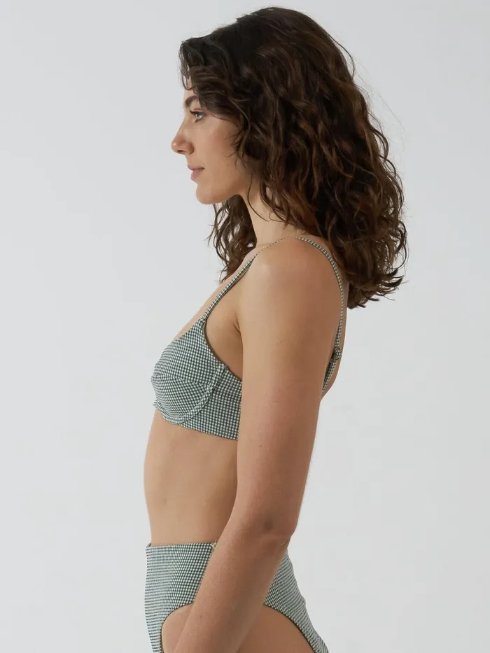 Womens Levitation Underwire Bikini Top Pistachio Thrills Swim