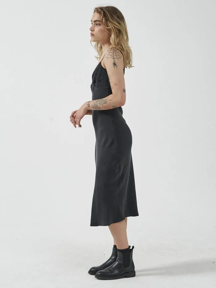 Womens Nina Slip Dress Antique Black Thrills Dresses