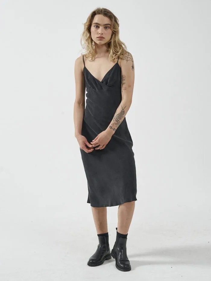 Womens Nina Slip Dress Antique Black Thrills Dresses