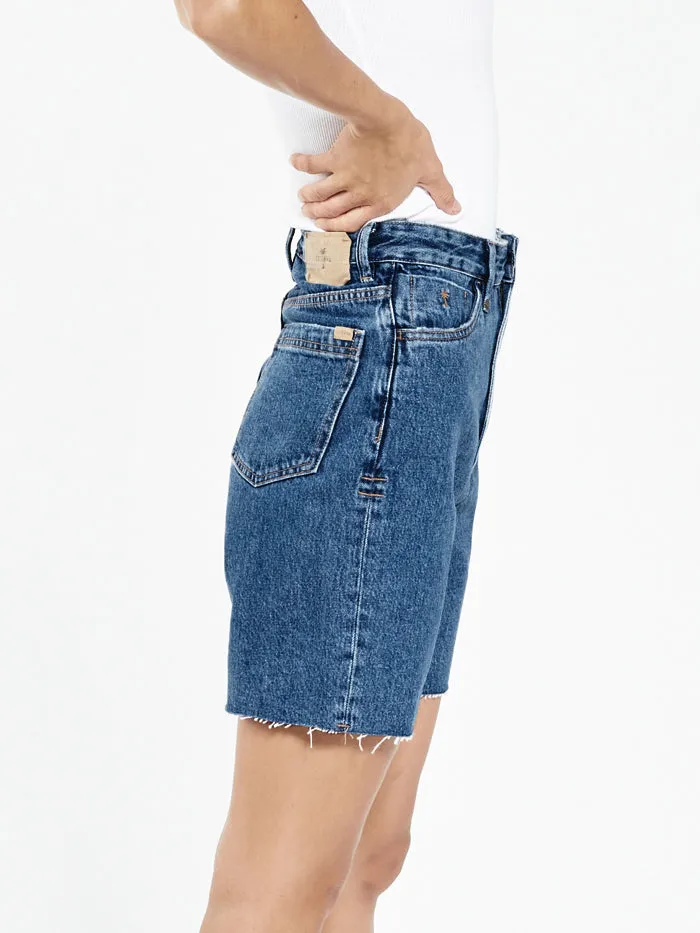 Womens Pulp Short Highway Blue Thrills Denim Shorts