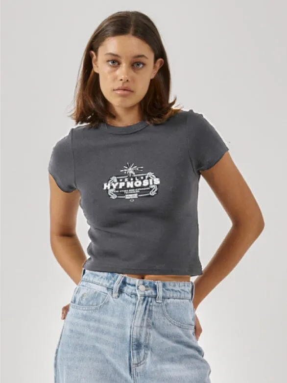 Womens Self Hypnosis Y2K Tee Merch Black Thrills Tops and Tees