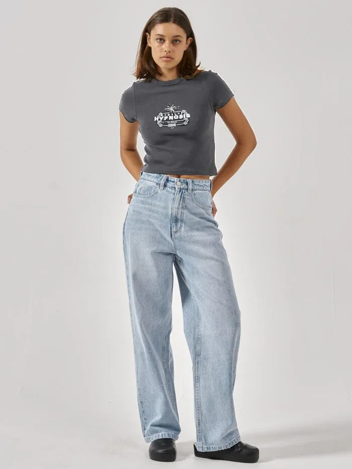 Womens Self Hypnosis Y2K Tee Merch Black Thrills Tops and Tees