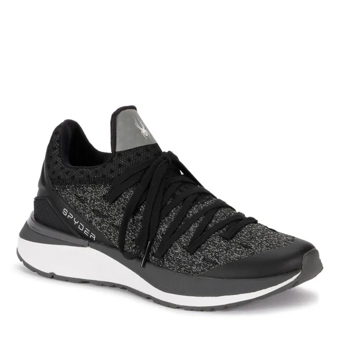 Womens Tempo Black Heather Spyder Sneakers