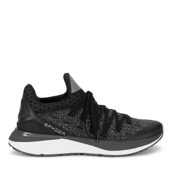 Womens Tempo Black Heather Spyder Sneakers