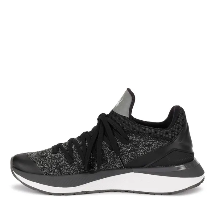 Womens Tempo Black Heather Spyder Sneakers