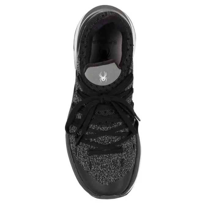 Womens Tempo Black Heather Spyder Sneakers