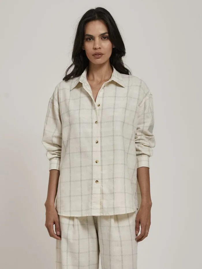 Womens The Promised Land Classic Shirt Heritage White Thrills Tops and Tees