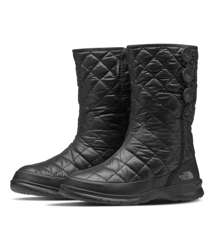 Womens Thermoball Buttonup Boots Tnf Blacktitanium The North Face Boots