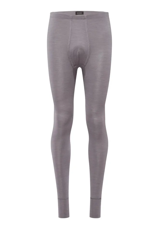 Wool And Silk Leggings Nordic Grey Men HANRO Pajama Bottoms