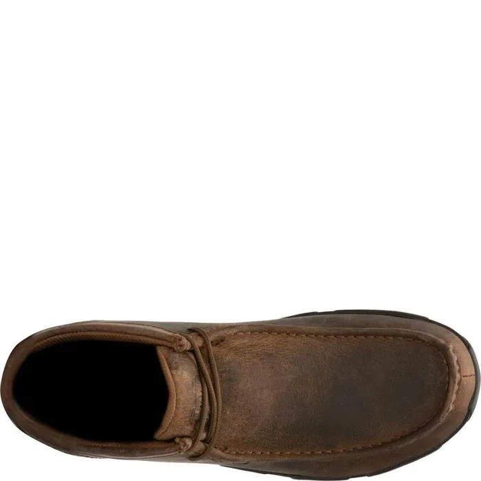 Work Men Justin Boots Cappie 4034 Work Shoe Dark Brown 040brown041