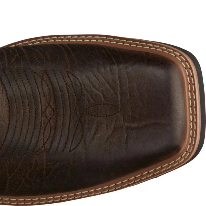 Work Men Justin Boots Electrician 11034 Steel Toe Work Boot Brown