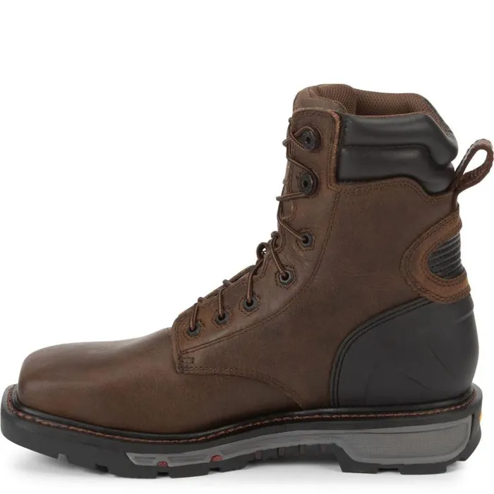 Work Men Justin Boots Pipefitter 8034 Steel Toe Work Boot Chocolate Brown 040brown041
