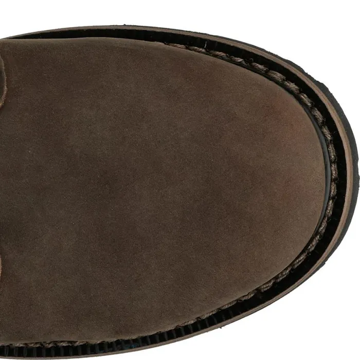 Work Men Justin Boots Pulley 8034 Nano Comp Met Guard Waterproof Whiskey Brown 040brown041