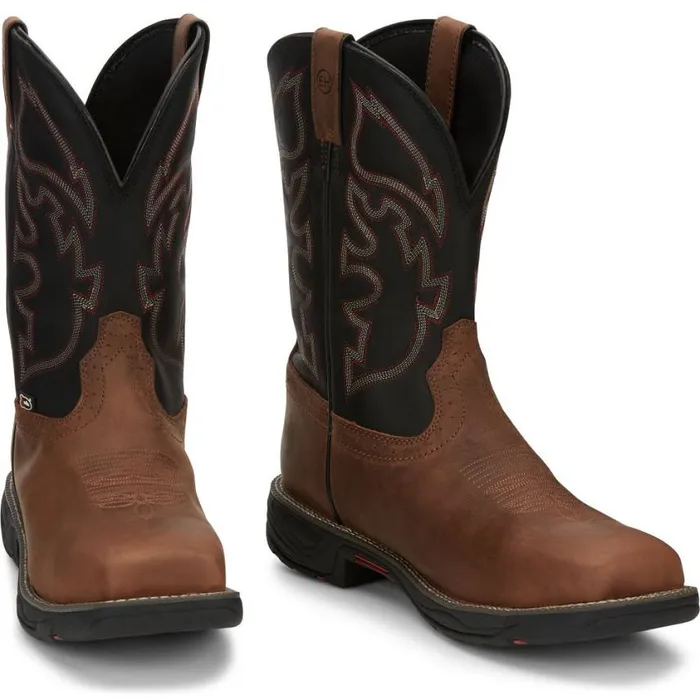 Work Men Justin Boots Rush 11034 Composite Toe Waterproof Work Boot Tan 040brown041 Work Men Justin Boots Rush 11034 Composite Toe Waterproof Work Boot Tan 040brown041
