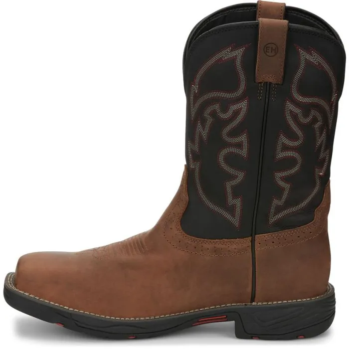 Work Men Justin Boots Rush 11034 Composite Toe Waterproof Work Boot Tan 040brown041