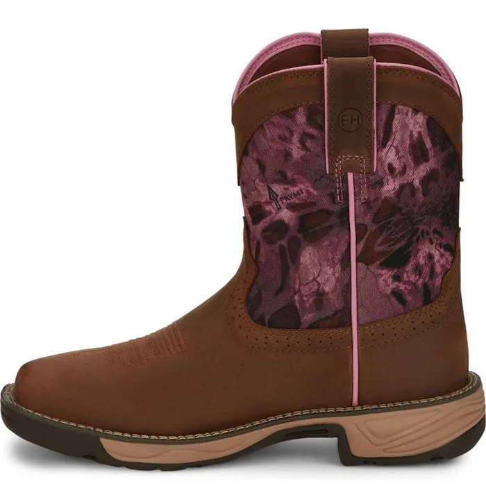 Work Women Justin Boots Rush 8034 Waterproof Work Boot Harvest Brown 040brown041