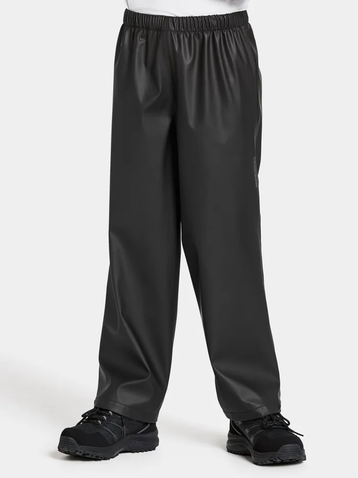 Youth Hepta Pants Black Didriksons Rain Sets