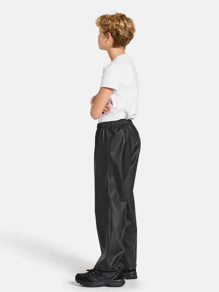 Youth Hepta Pants Black Didriksons Rain Sets