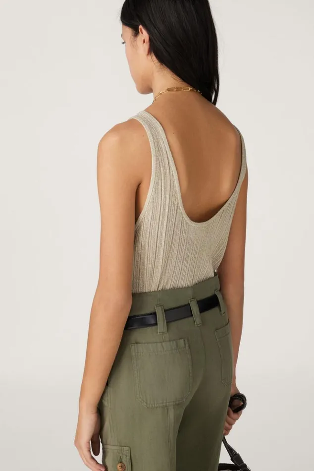 ZakMetallic Top Clothing Baandsh Sweaters and Cardigans