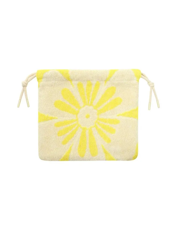 Zimmermann Bags Towelling Drawstring Pouch Yellowcream 8211 Women