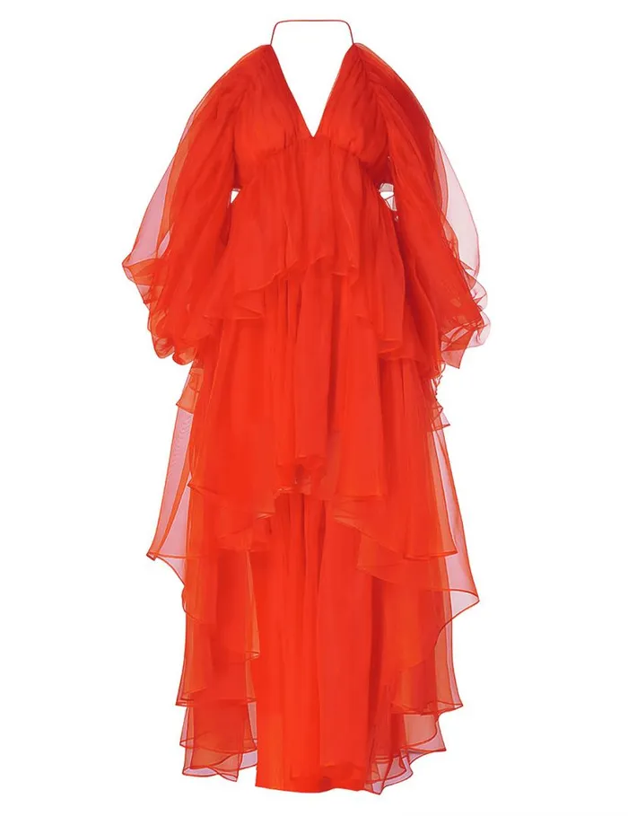 Zimmermann Clothing Natura Gathered Mini Tomato 8211 Women