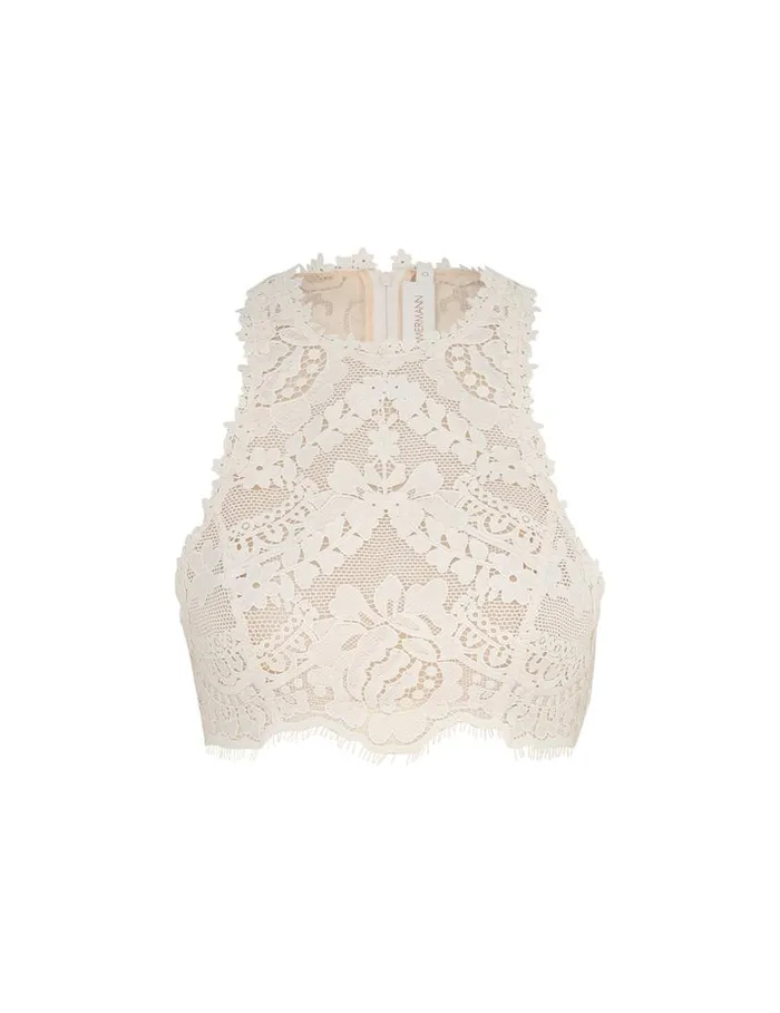 Zimmermann Clothing Natura Lace Patch Mini Iris Mixed Print 8211 Women