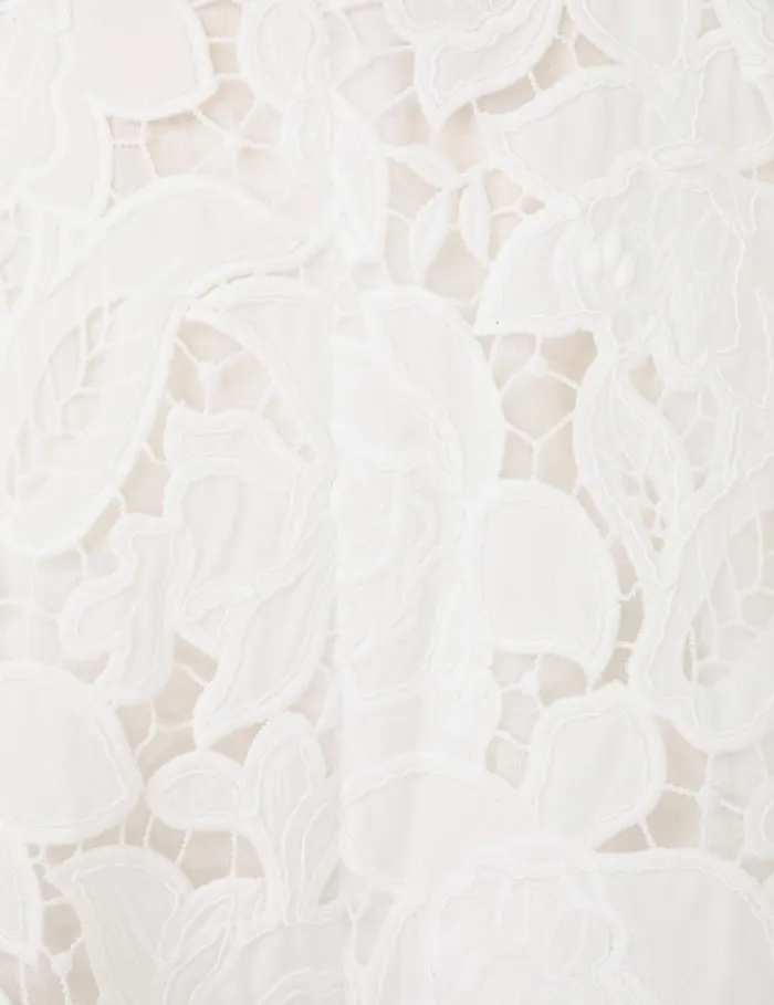 Zimmermann Clothing Natura Lace Short Ivory 8211 Women