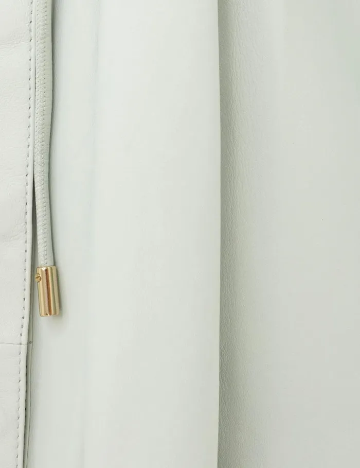 Zimmermann Clothing Natura Leather Tuck Dress Mint 8211 Women