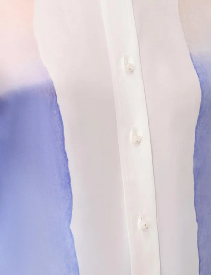 Zimmermann Clothing Natura Relaxed Shirt Blue Fields 8211 Women