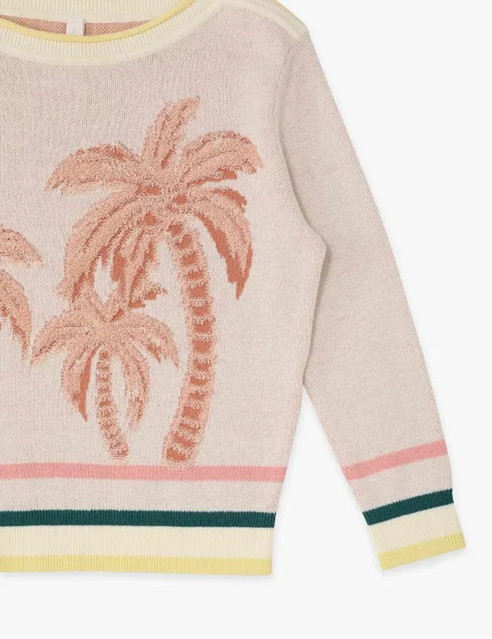 Zimmermann Clothing Ottie Jacquard Sweater Multi 8211 Kids