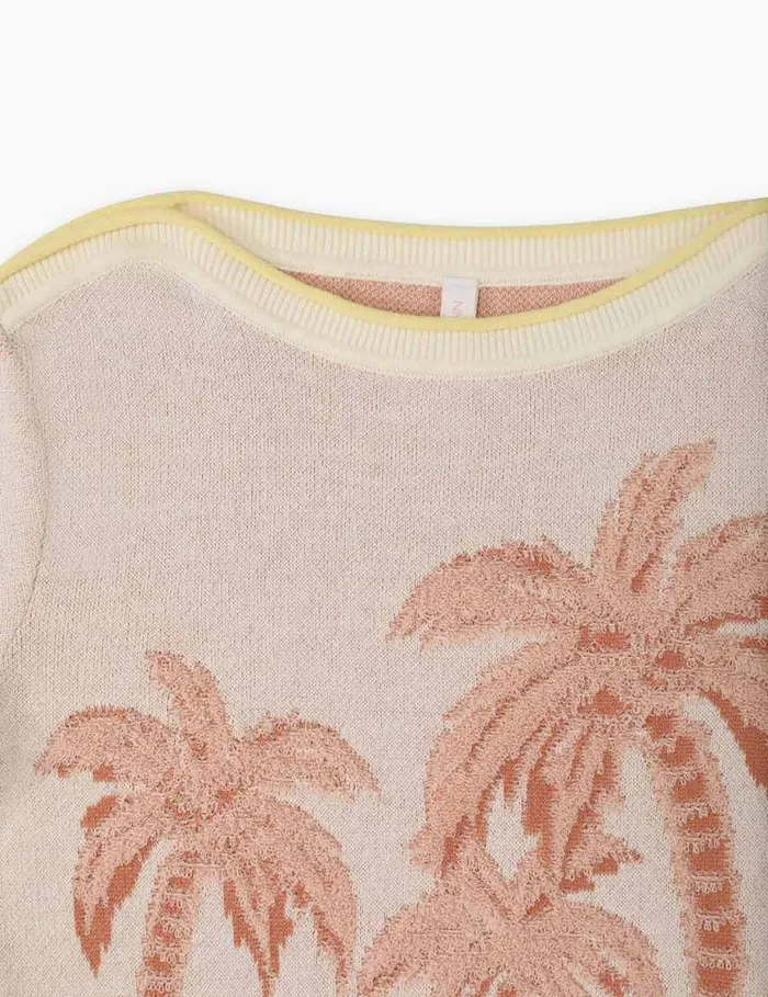 Zimmermann Clothing Ottie Jacquard Sweater Multi 8211 Kids