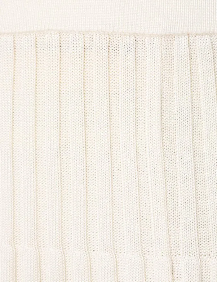 Zimmermann Clothing Pleated Midi Skirt Parchment 8211 Women