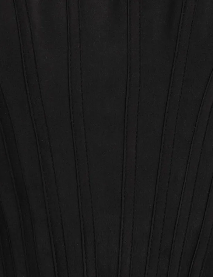 Zimmermann Clothing Silk Corset Dress Black 8211 Women