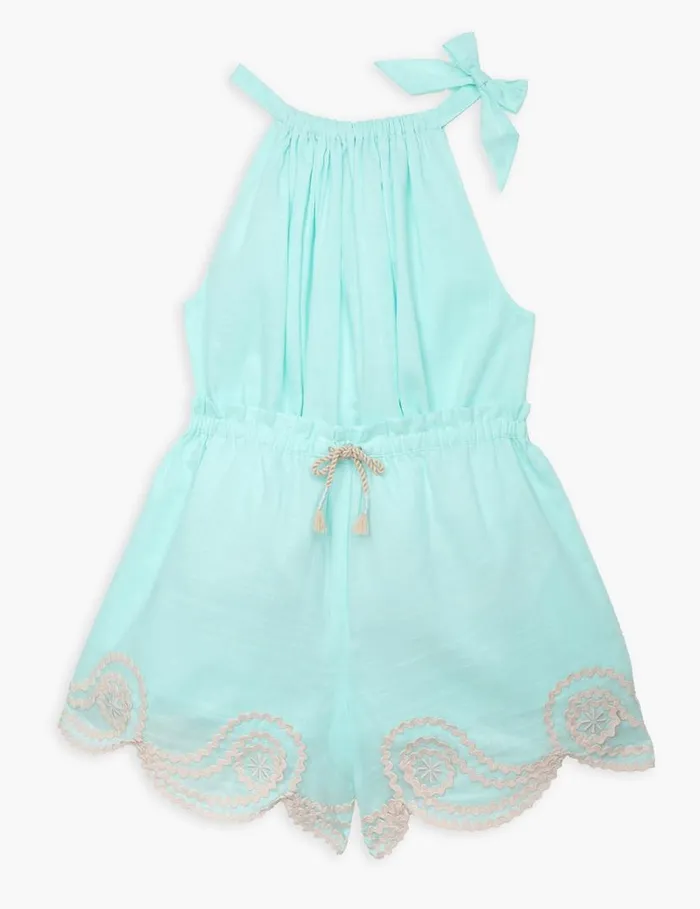Zimmermann Clothing Waverly Ric Rac Short Blue 8211 Kids