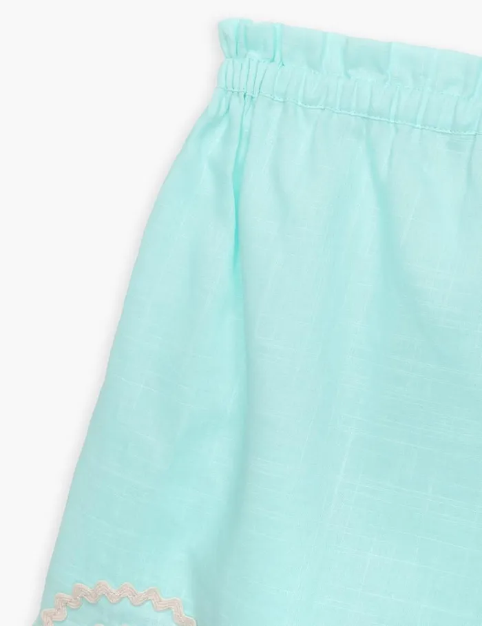 Zimmermann Clothing Waverly Ric Rac Short Blue 8211 Kids
