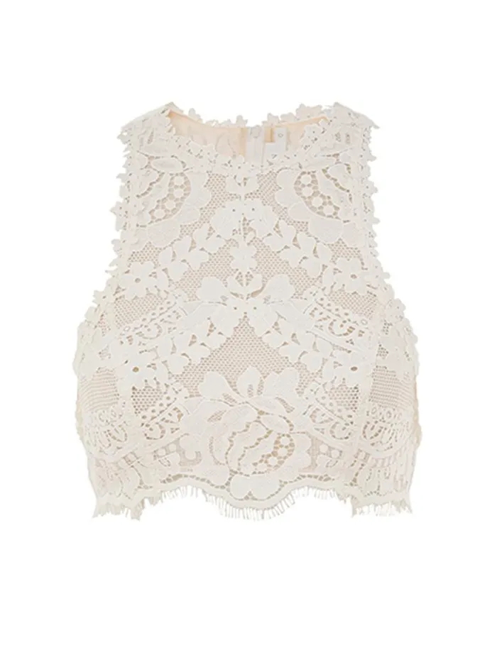 Zimmermann Dresses Harmony Lace Patch Gown Lemon Mixed Print 8211 Women