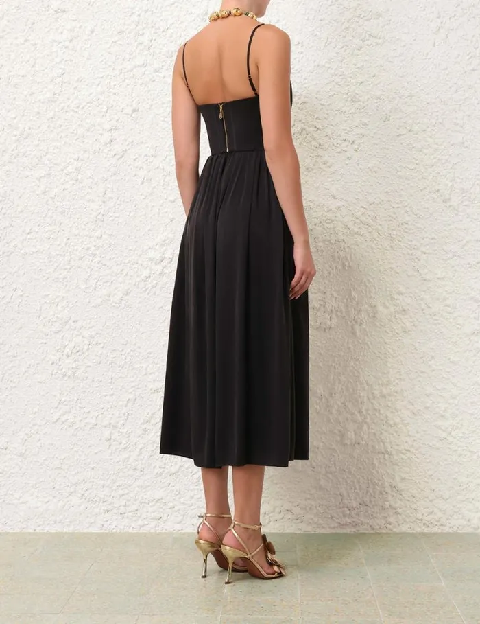 Zimmermann Dresses Silk Corset Dress Black 8211 Women
