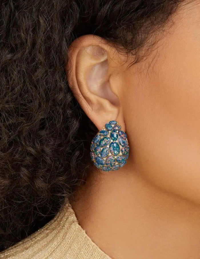 Zimmermann Earrings Austral Statement Earrings Goldgreen 8211 Women