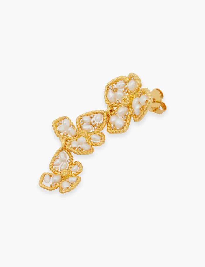 Zimmermann Earrings Zimmermann Bloom Large Dangles Goldpearl 8211 Women
