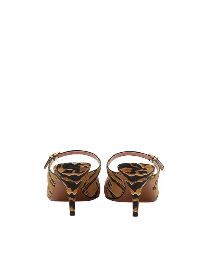 Zimmermann Heels Zimmermann Aura Mule 65 Tan Tiger 8211 Women