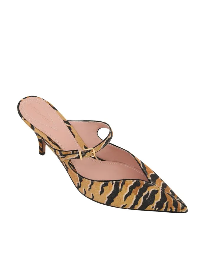 Zimmermann Heels Zimmermann Aura Mule 65 Tan Tiger 8211 Women