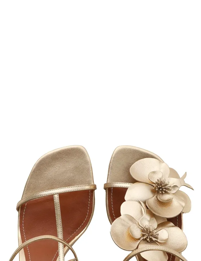 Zimmermann Heels Zimmermann Orchid Sandal 85 Gold 8211 Women