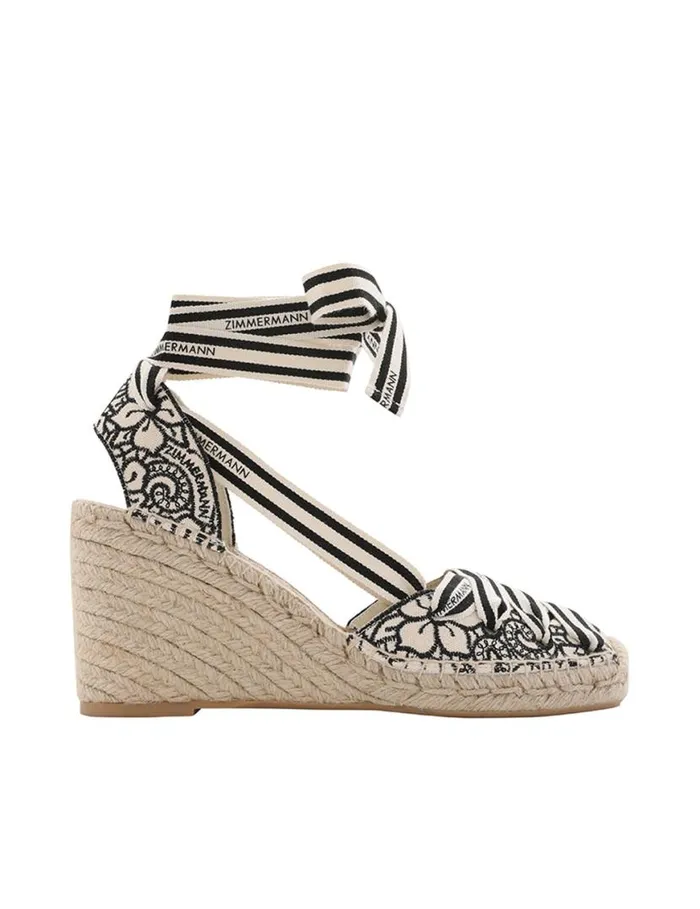 Zimmermann Heels Zimmermann Sol Espadrille 95 Onyx 8211 Women