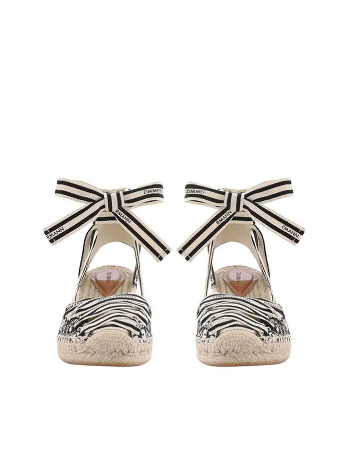 Zimmermann Heels Zimmermann Sol Espadrille 95 Onyx 8211 Women