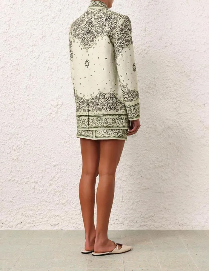 Zimmermann Jackets and Coats Matchmaker Duster Jacket Mint Bandana 8211 Women